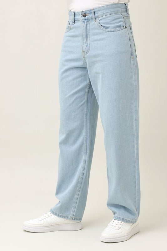 LINEAR FIT JEANS-LT-BLUE