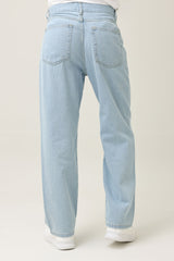 LINEAR FIT JEANS-LT-BLUE