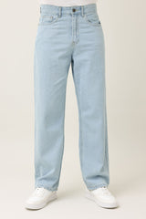 LINEAR FIT JEANS-LT-BLUE