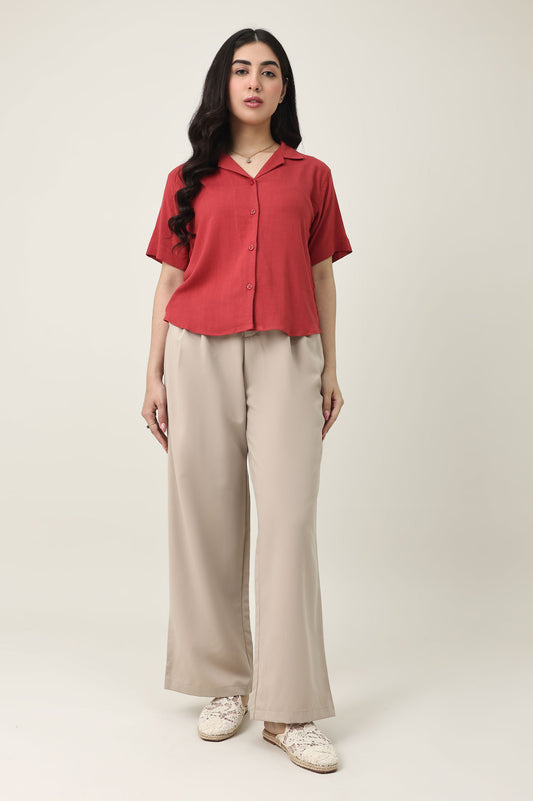 SOFT GENTLE TOUCH TOP-RED