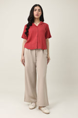 SOFT GENTLE TOUCH TOP-RED