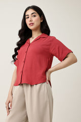 SOFT GENTLE TOUCH TOP-RED