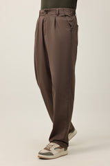SMART FALL CASUAL BOTTOM-BROWN