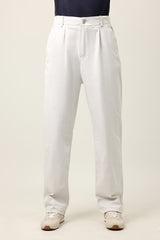 SMART FALL CASUAL BOTTOM-ASH/WHT