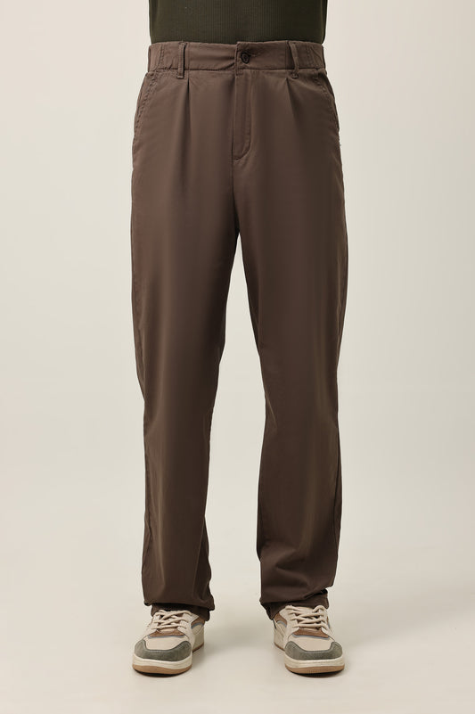 SMART FALL CASUAL BOTTOM-BROWN