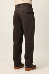 ELEGANT TAPER STRUCTURE PANT-COFFEE