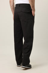 ELEGANT TAPER STRUCTURE PANT-DK/GREY