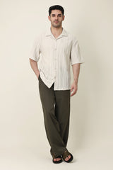 GENTLE PROFILE CASUAL BOTTOM-DK/OLIVE