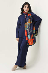 CAVIAR RELAX CO-ORD-NAVY