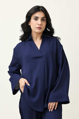 CAVIAR RELAX CO-ORD-NAVY