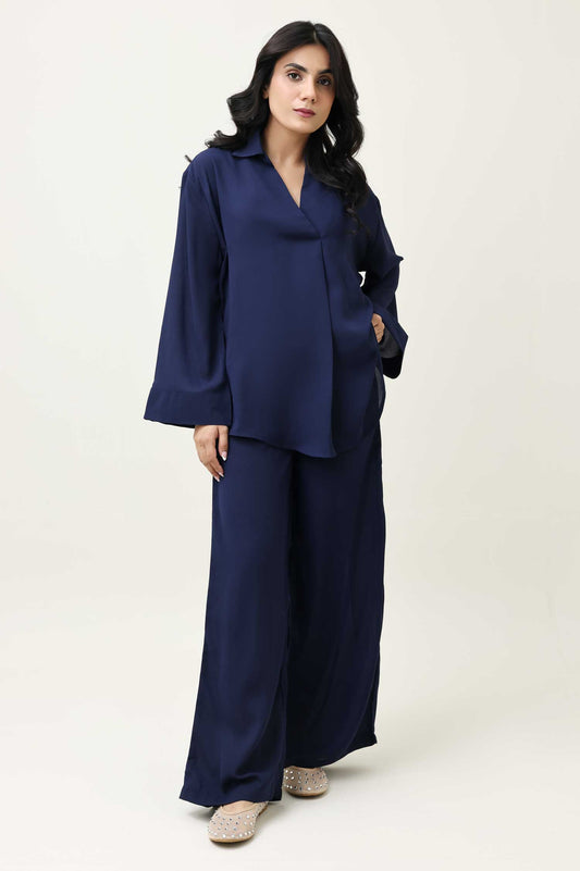 CAVIAR RELAX CO-ORD-NAVY