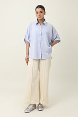 MAJESTIC FALL CASUAL SHIRT-SKY/BLU