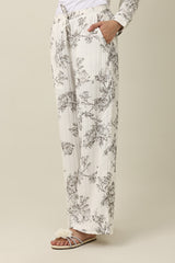 SPRING WHISPER CO-ORD SET-WHT/GREY
