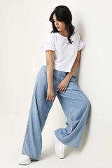LOUNGE DENIM FLOW-LT-BLUE