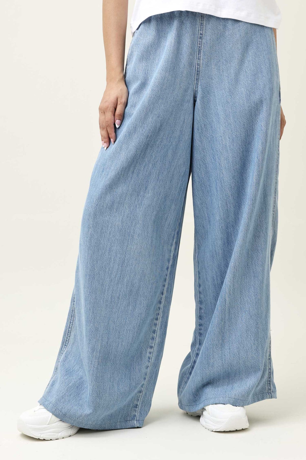 LOUNGE DENIM FLOW-LT-BLUE