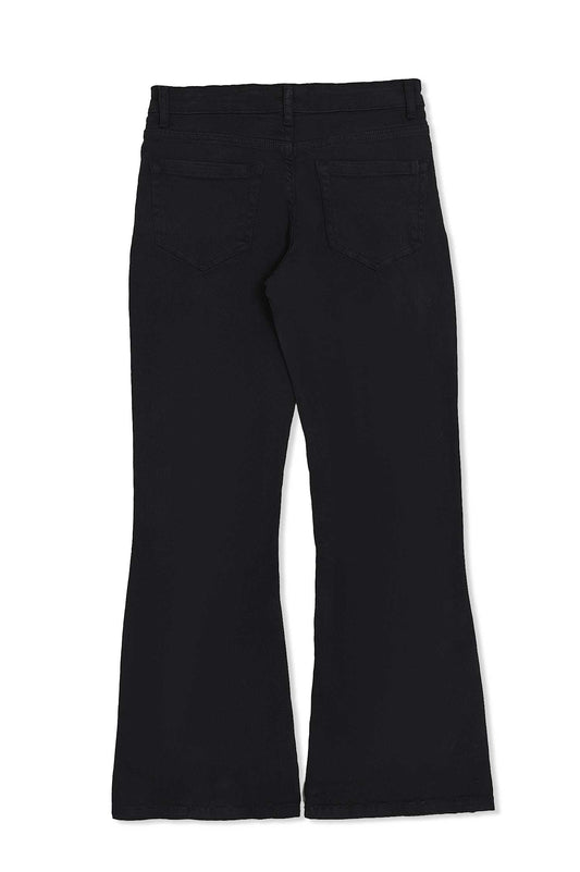 MOD WALK FLARE BOTTOM-BLACK