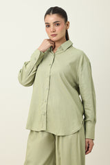 MODEST COMFORT CO_ORD SET-GREEN