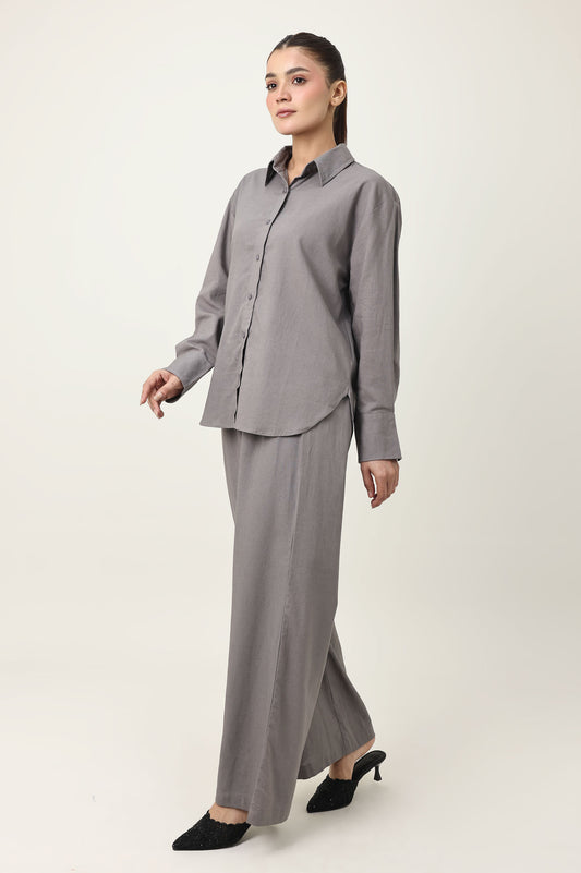 MODEST COMFORT CO_ORD SET-GREY