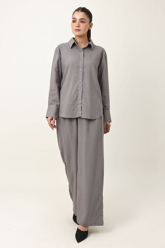 MODEST COMFORT CO_ORD SET-GREY