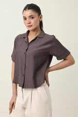 NOBLE TOUCH SHIRT-D/BRWN