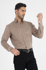 CLASSIC MEN'S FORMAL SHIRT-KHAKI