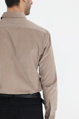 CLASSIC MEN'S FORMAL SHIRT-KHAKI