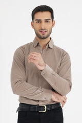 CLASSIC MEN'S FORMAL SHIRT-KHAKI