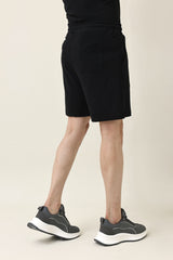 OFFTRACK BASIC POLO SHORTS-BLACK