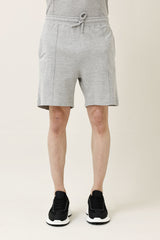 LOUNGE POLO SHORTS-LT/GREY