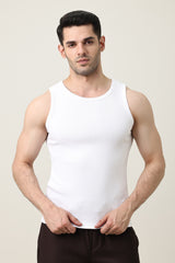 EVERYDAY FLEX MUSCLE TEE-WHITE