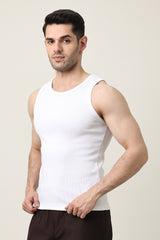 EVERYDAY FLEX MUSCLE TEE-WHITE