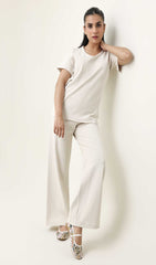 RIBCLASSIC TEE-BEIGE