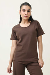 RIBCLASSIC TEE-COFFEE