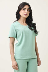 RIBCLASSIC TEE-GREEN
