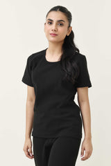 RIBCLASSIC TEE-BLACK