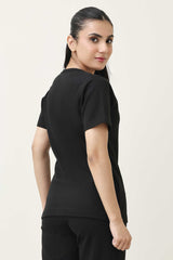 RIBCLASSIC TEE-BLACK