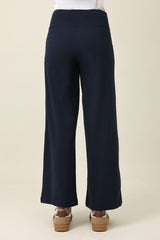 PURE COMFORT WIDE TROUSER-NAVY