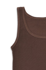 COMFORT ATHLETIC VEST-COFFEE