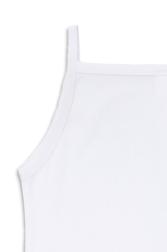 SQUARE-NECK CAMISOLE-WHITE