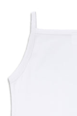 SQUARE-NECK CAMISOLE-WHITE