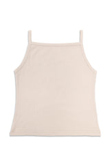 SQUARE-NECK CAMISOLE-BEIGE