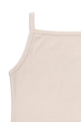 SQUARE-NECK CAMISOLE-BEIGE