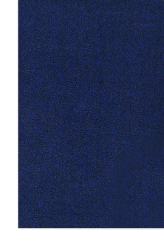 ELEGANT FRINGE SCARF-NAVY