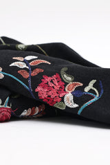 ARTISTIC FLORAL EMBROIDERY SCARF