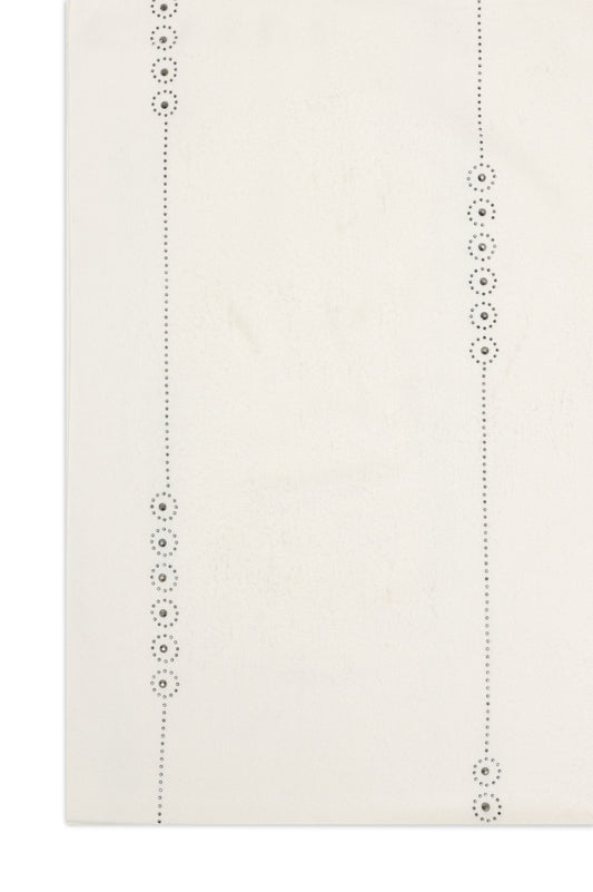 CRYSTAL BLOOM FRINGE SCARF