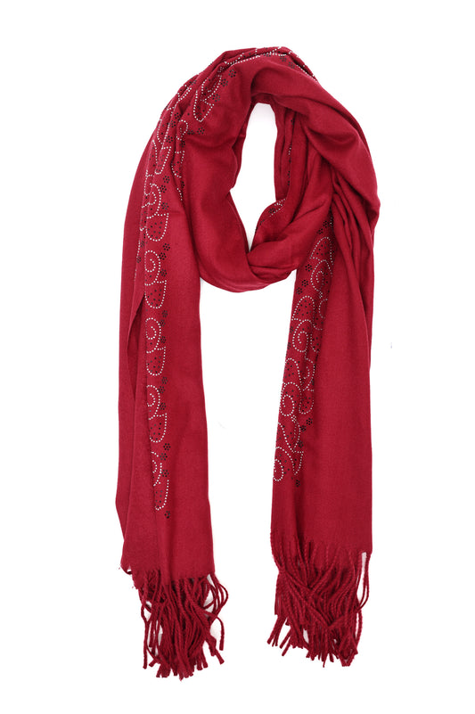 CRYSTAL SWIRL SCARF