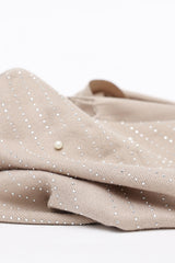 EMBELLISHED WOOLEN SCARF