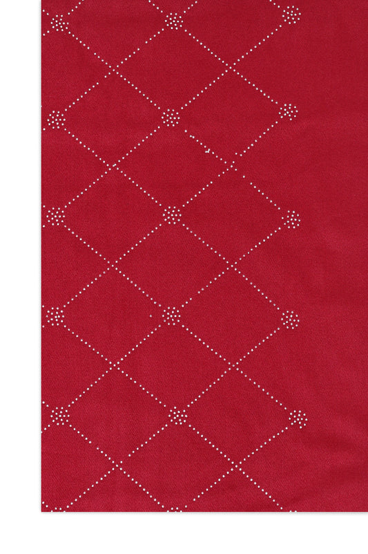 ELEGANT GEOMETRIC STUDDED SCARF