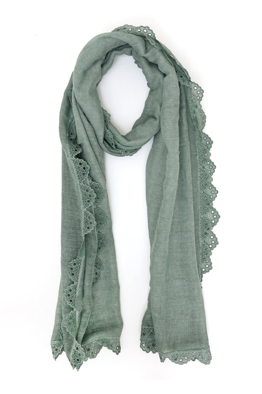 MOONLACE SCARF-GREEN