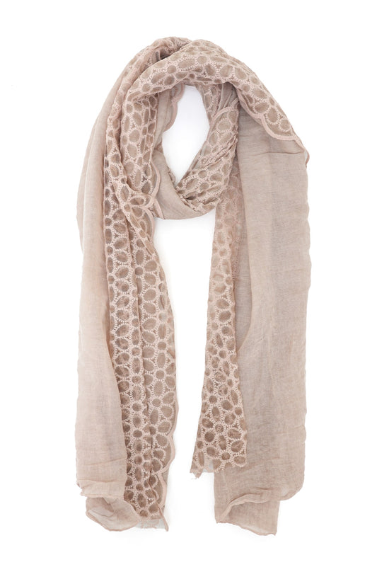 SERENITY EDGE SCARF-PINK